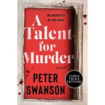 A Talent for Murder - Large Print by  Peter Swanson (Paperback)