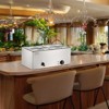 VEVOR 4-Pan Commercial Food Warmer, 15.9QT Electric Steam Table, 1200W Professional Countertop Stainless Steel Buffet Bain Marie - 2 of 4