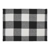 Annie Buffalo Check Black Placemat Set of 2 13x19 - 2 of 4