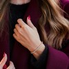 EVERLY JEWELRY | Rose Plated Sterling Silver 9 CT TGW Created White Sapphire Bracelet, 7.25-inch - 3 of 4