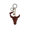 CTM Women's Glittering Bull Skull Cushion Keychain and Bag Charm with Tassel - 2 of 2
