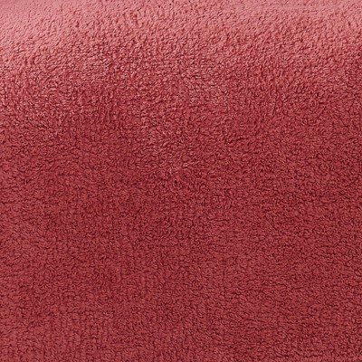 King Dusty Rose Faux Fur Sherpa Bed Blanket
