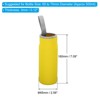 Unique Bargains Neoprene Insulated Water Bottle Sleeve with Finger Strap 2.56"x7.09" 4 Pcs - 2 of 4
