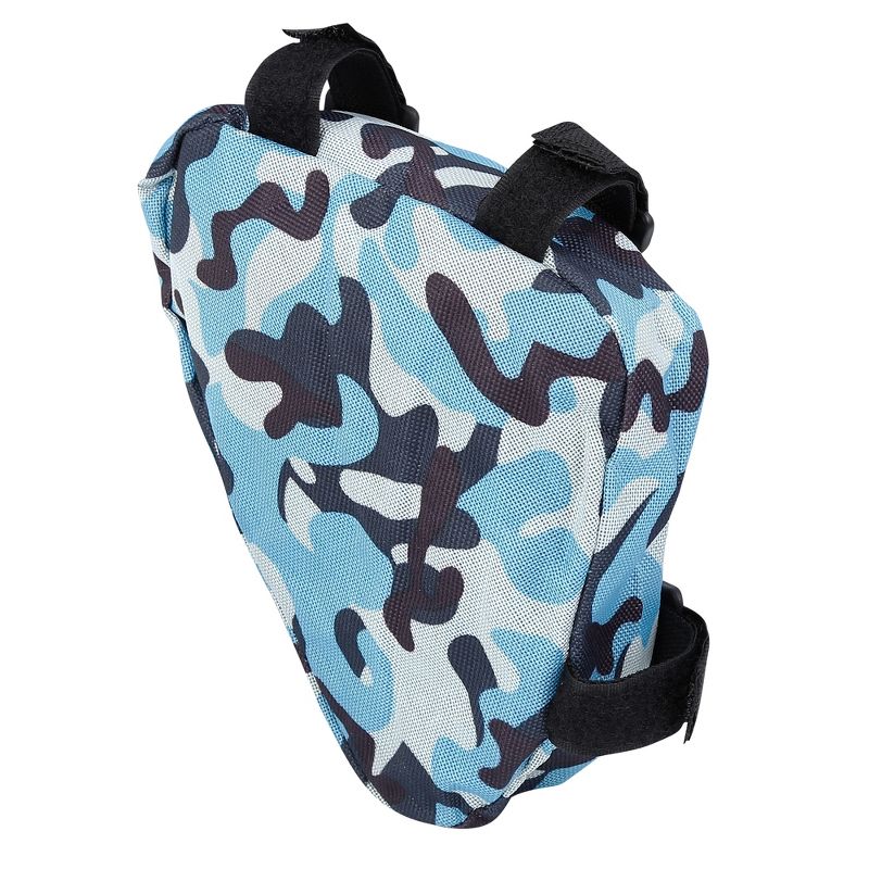 Unique Bargains Bicycle Frame Bag Camouflage Blue 6.3"x5.51"x1.57" 1 Pc, 3 of 7