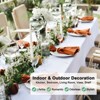 Unique Bargains Silk Greenery Room Decor UV-resistant Artificial Ivy Vines Kit Green 1 Pc - 4 of 4