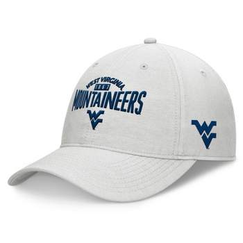 NCAA West Virginia Mountaineers Unstructured Chambray Cotton Hat - Gray
