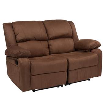 Flash Furniture Harmony Series Loveseat with Two Built-In Recliners