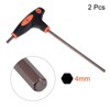 Unique Bargains S2 Steel T-Handle Metric Dual End Hex Wrenches 2 Pcs - 3 of 4