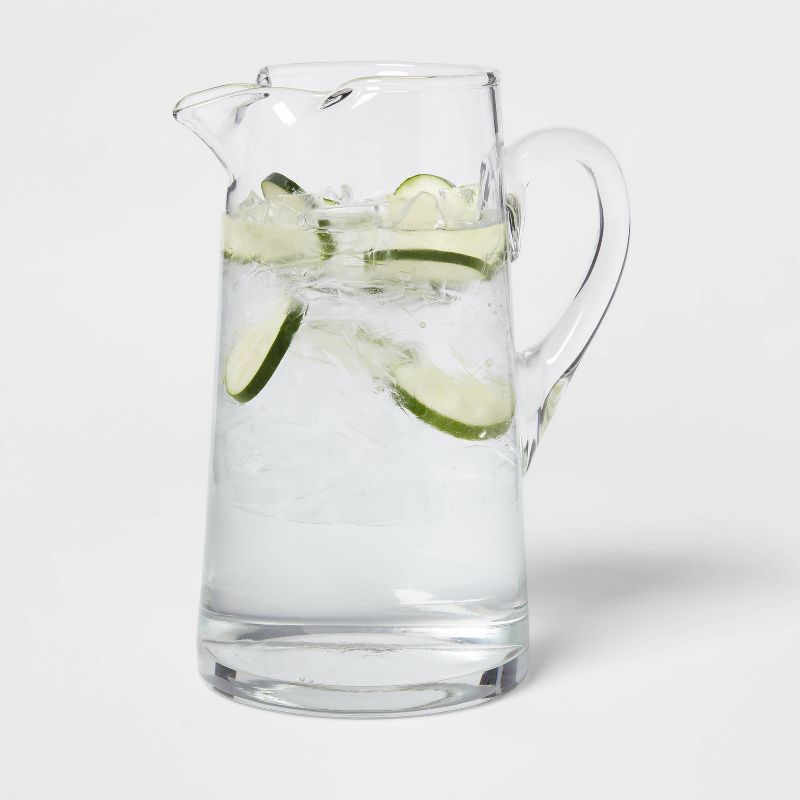 90 fl oz Glass Tall- Pitcher with Handle - Threshold&#8482;, 4 of 7