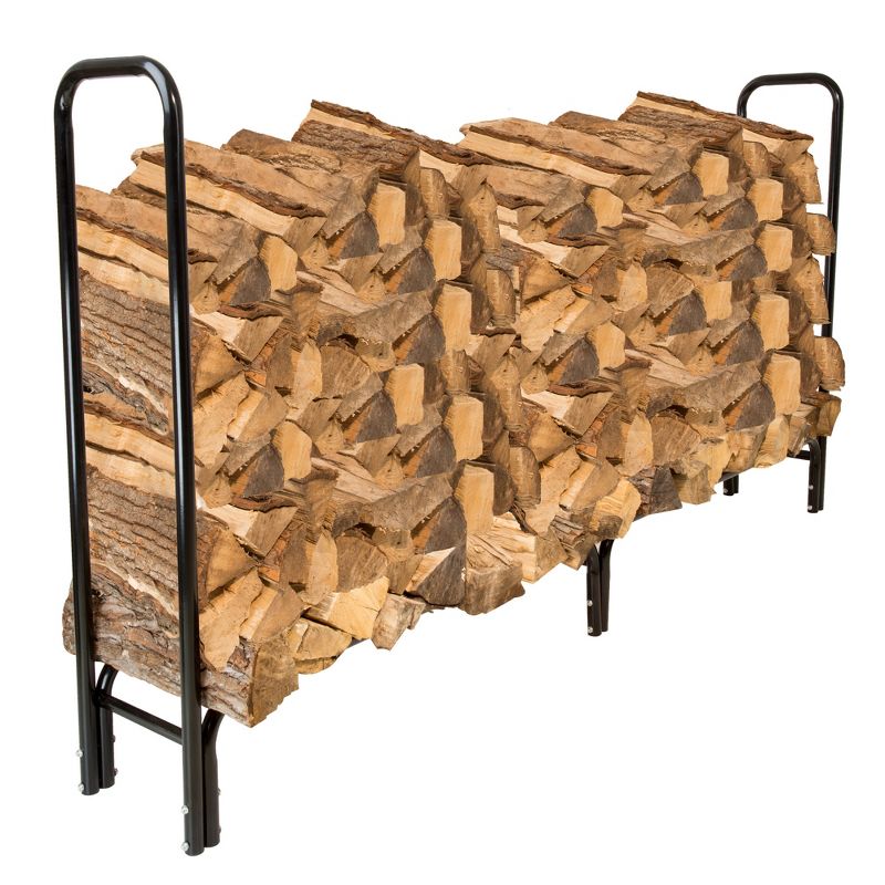 Nature Spring 8-Foot Firewood Rack with Cover, 2 of 5