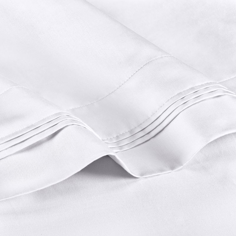 Premium Cotton 1000 Thread Count Solid 2 Piece Pillowcase Set by Blue Nile Mills, 4 of 7