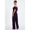 QUIZ Women's ITY Bardot Palazzo Jumpsuit - 2 of 4