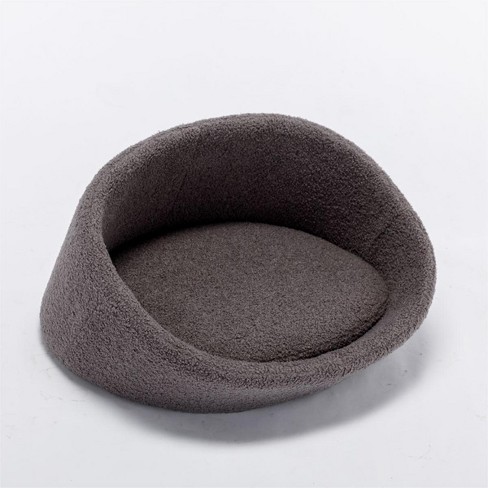 Grey dog cheap cushion bed