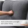 Sapphtopaz 104" Modern 4-Seater Sofa Couch with Armrest Pockets and 4 Pillows Cozy Linen Upholstered Sofa Bed Couches for Living Room,Bedroom - 2 of 4