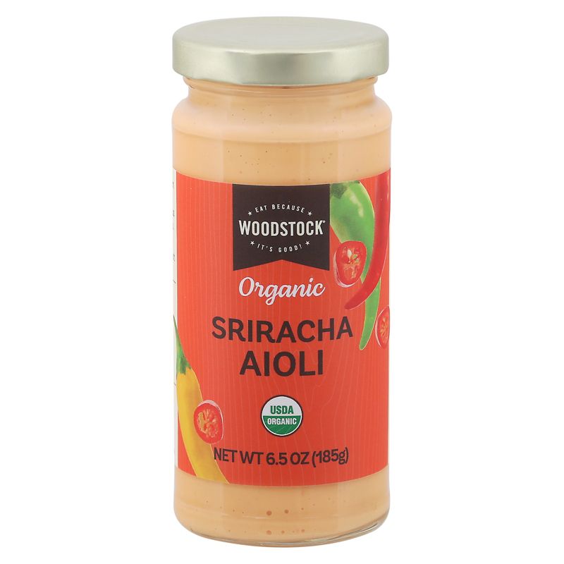 Woodstock Organic Sriracha Aioli - Case of 6/6.5 oz, 2 of 6