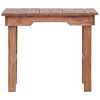 vidaXL End Table 27.6 in.x13.8 in.x23.6 in. Solid Wood Mahogany - 2 of 4