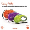 Cozy Grip Retractable Dog Leash Size L (Orange/Grey) - 2 of 4