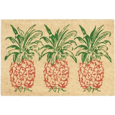 Waverly Greetings "Pineapple" Aqua Doormat
