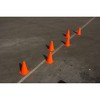 Juvale 9 Inch Orange Plastic Sports Safety Parking Cones (12 Pack) - 3 of 4