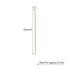 Unique Bargains DIY Craft Necklaces Bracelets Earrings Jewelry Making Iron 21 Gauge Eye Pins 200 Pcs - 2 of 4