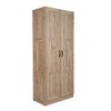 AndMakers 30 in. W x 71 in. H x 16 in. D 5-Shelf Wood Freestanding Cabinet - 2 of 4