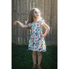 Worthy Threads Little/Big Girls' Ruffle Sleeve Tie Back Dresses - 3 of 4
