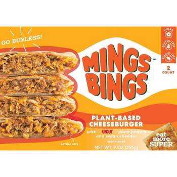 Mings Bings Frozen Plant Based Cheeseburger - 9oz