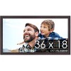 PosterPalooza | Panoramic Textured Brown Picture Frame - UV Acrylic, Foam Board Backing, Hanging Hardware - 2 of 4