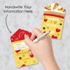 Big Dot of Happiness Pizza Party Time - Cards for Kids - Happy Valentine's Day Pull Tabs - Set of 12 - image 3 of 4