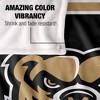 Oakland University Primary Logo Stripes Silky 50x60 Blanket, 1 Sided - 4 of 4