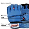 Amber Fight Gear Premium Leather Grappling Gloves – Enhanced Grip, Wrist Support, Breathable Comfort for MMA & Clinch Fighting, Blue, X-Large - 4 of 4