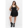 Women's Plus Size Layla Skort - black | CITY CHIC - 4 of 4