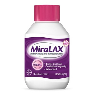 Miralax Gentle Constipation Relief without Harsh Side Effects Osmotic Laxative Powder - 1 of 4