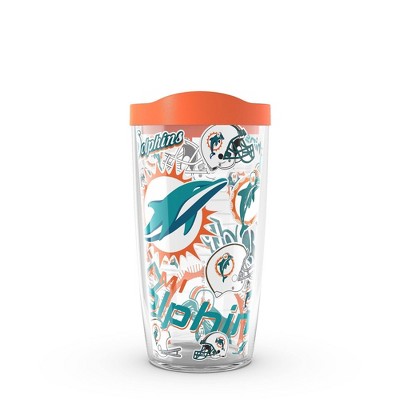 NFL Miami Dolphins 16oz All Over Classic Tumbler