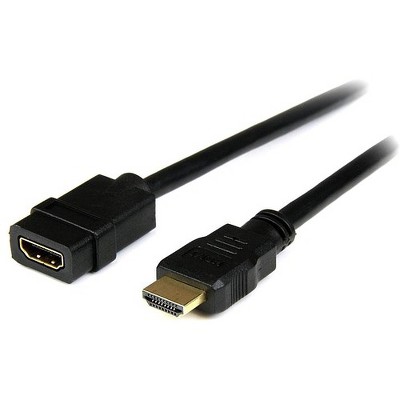 StarTech.com 2m HDMI Extension Cable - Ultra HD 4k x 2k HDMI Cable M/F - 2m HDMI Extension - HDMI Male Female Cable - HDMI Extension cord (HDEXT2M)