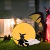 41" Moon and Flying Witch with LEDs Lights - image 2 of 3