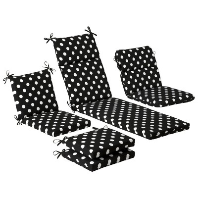 Outdoor Cushion Pillow Collection, Black And White Cushions For Outdoor Furniture