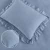 Ruffled Duvet Cover Set - Shabby Chic Bedding in Twin/King/Queen - 2 of 4