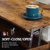 Coffee Table, 41.3" Lift Top Coffee Table with 4 Wheels, Hidden Compartment, Storage Shelf and Lift Tabletop - 4 of 4