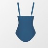 Women's Wide Straps Vintage Square Neck One-Piece Swimsuit-Cupshe - 3 of 4
