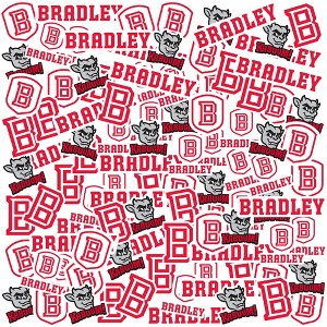 Bradley University 100Ct Sticker Packs Miscellaneous 100 Ct. Sticker Pack - 1 of 4