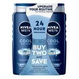 Nivea Men Cool Body Wash with Icy Menthol and Yuzu - 2pk/16.9 fl oz