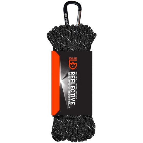 Gear Aid 550 Paracord 100 Ft. Utility Line - Black/reflective : Target