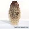Jessie's Wig Long Wavy Cosplay Wig Brown Gradient Heat Resistant Synthetic Hair Wigs For Women 28 Inch - 4 of 4