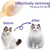 BABYYER Cat Grooming Brushes, Pet Hair Cleaner Brush, Pet Massage Brushes for Cats Dogs with Self-Cleaning Button,for Removing Tangles Loose Fur - 4 of 4