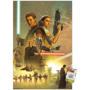 Trends International Star Wars: Attack Of The Clones - Celebration Mural Unframed Wall Poster Prints - 1 of 4