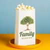 Big Dot of Happiness Family Tree Reunion Popcorn Bags, Family Gathering Party Favor Snack Treats, Free-Standing Individual White Paper Bags - 25 Count - 3 of 4