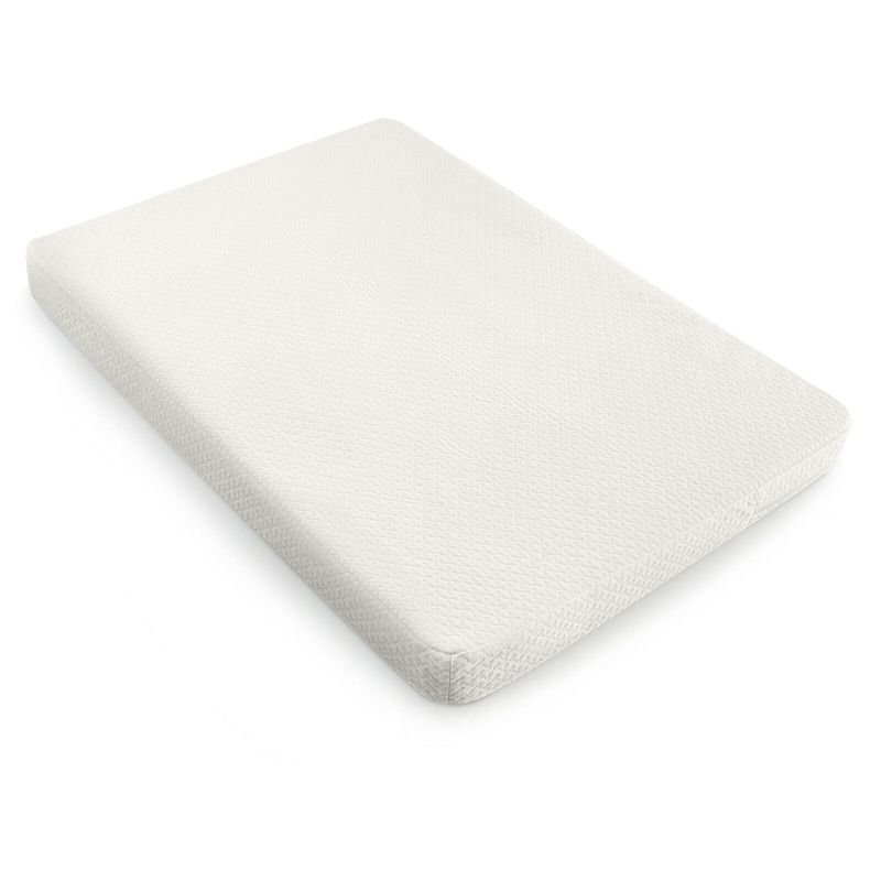 Costway 38'' x 26'' Dual Sided Pack n Play Baby Mattress Pad w/ Removable Washable Cover, 1 of 11