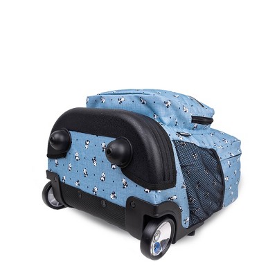 Рюкзаки JWorld J World Sunrise 18" Rolling Backpack - Panda — фото 4