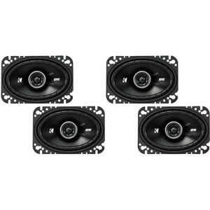 Kicker DSC460 4x6-Inch (100x160mm) Coaxial Speakers w/ 43DSC4604 4x6" Coaxial Bundle - 1 of 4